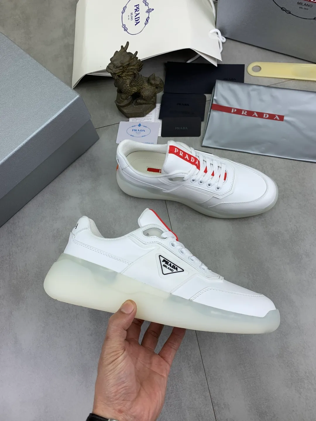 Men's men's shoes P600 💰【New style】Top quality, new popular models on the official website, which will never go out of style for a century, 🆘 The trendy brand (Prada) mainly promotes popular models, avant-garde and versatile fashionable men's shoes, privately molded, with cowhide splicing and 1:1 oil edge treatment... fashionable and simple, original imported cowhide with python skin, cowhide leather lining for feet; the atmosphere and personality are more fashionable, eye-catching and pursuing class. It will subvert the old idea and be a must-have for fashionistas who want to spend time with you! Must keep it! High-end comfortable and low-cost, high-end quality workmanship. Size: 38-45 4️⃣ colors available. full package